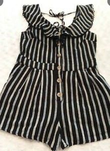 Moon River romper size small dark blue